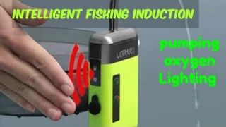 Unboxing 3 in 1 Rechargeable Smart Sensor LED Light Fishing Oxygen Water Pump Switch