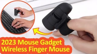 2023 Gadget Mouse - USB Wireless Finger Mouse Review - Optical Bestdo Ring Mouse Trackball