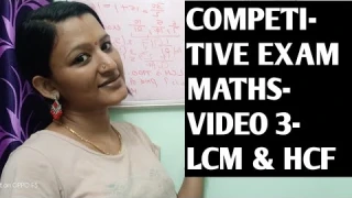 COMPETITIVE EXAM MATHS-no.3 : LCM & HCF l Sci Math Tech l Malayalam video