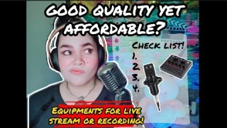 How To Set - Up and Go Live on Affordable Audio / Video Recording Equipments Using The V8 Sound Card