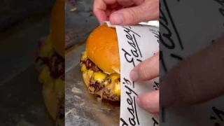 OKLAHOMA Fried Onion Burger!