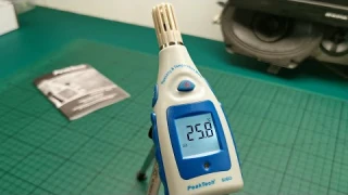 PeakTech P 5160 Temperature / Humidity Meter - review and quick test