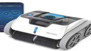 Automatic Swimming Pool Robot Cleaner Without Wire 3312Pro Battery 9200mAh APP Route Plann