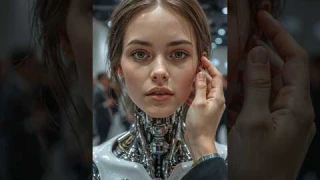Humanoid Robot Girl Acts Like a Real Human #robot