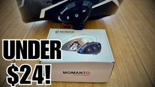 Moman RS-S Motorcycle Headset Unboxing / Review