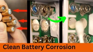 Clean BATTERY CORROSION on ELECTRONICS! EASY DIY!  |  2-minute Tutorials Ep.4
