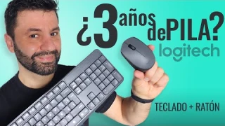 Teclado y Mouse inalambrico Logitech MK235 ¿3 años de Pila?! 😮