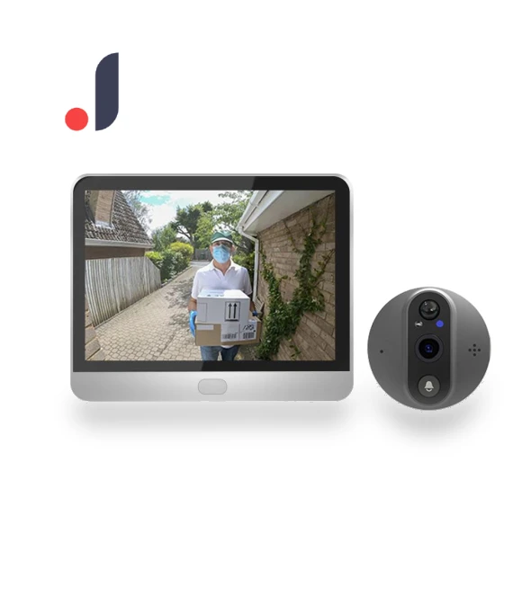 Wi-Fi Video Doorbell with PIR Motion Detection — Smart Home Security, Jakemy