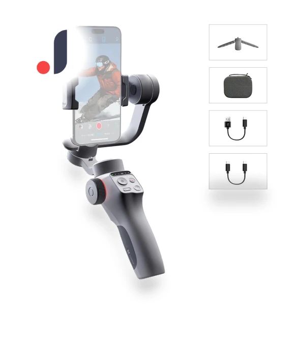 3-Axis Stabilizer with LCD Screen — Steady Shots, Andoer