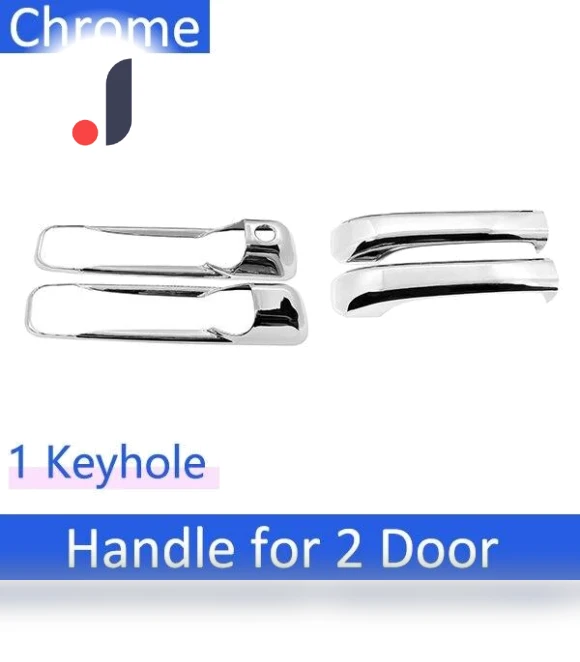Chrome Smart Car Door Handle Cover — Chrome Trim & Accessories
