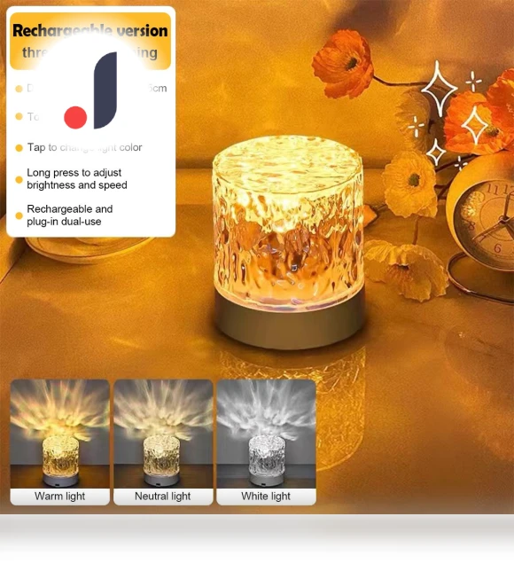 Rotating Pulsating LED Light with Adjustable Brightness — Night Lights, Elbulbo Lighting