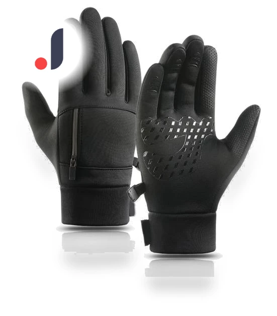 Non-Slip Cycling Gloves with Touchscreen Connector Buckle — Gloves, MUQZI