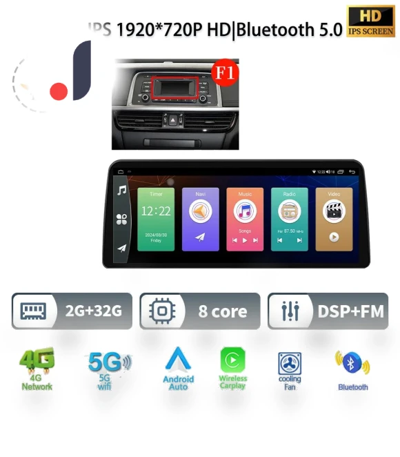 12.3" Android Car Multimedia Navigation System — Stereo Receivers, AutoSphere