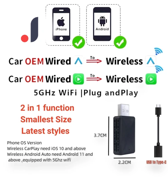 2 in 1 CarPlay Smart Box — Car Accessories & Gadgets, Xixi Global Purchasing