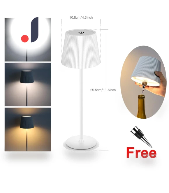 2-in-1 Wireless Wine Bottle Lamp — Study & Desk Lighting, MALITAI