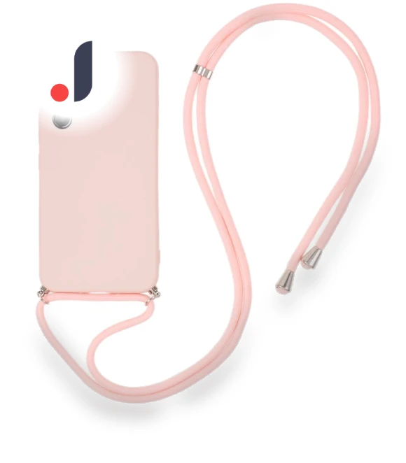 Fiber Lining Rubberized TPU Cover with Long Lanyard — Phone Accessories, Smartwatch 2025