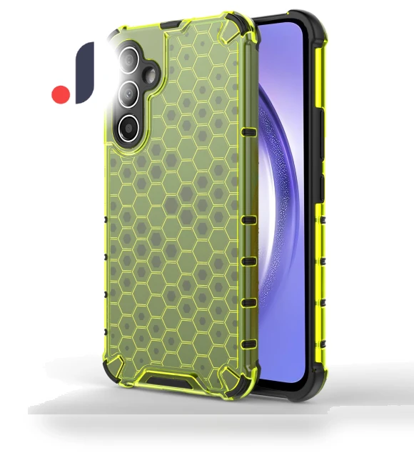 Honeycomb Texture TPU+PC Phone Case — Bumpers, Smartwatch 2025