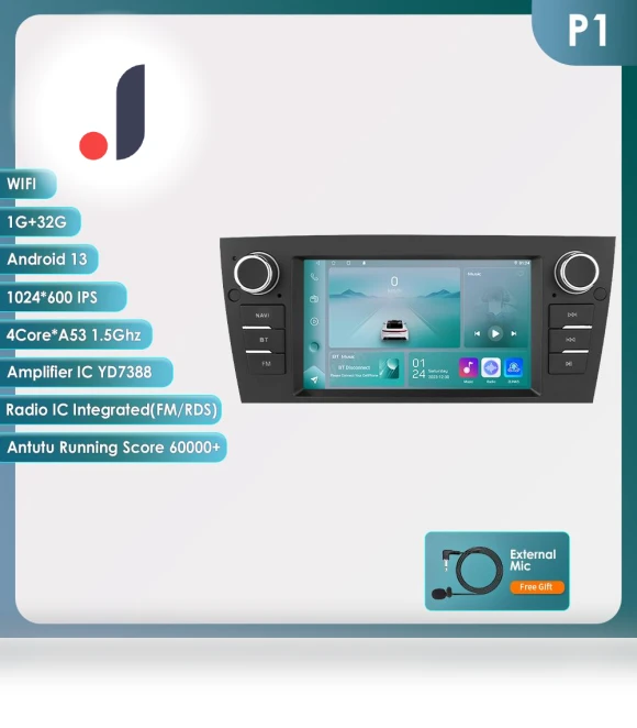 Intelligent 7-inch AI 2din Android 13 Car Multimedia Video Player — Stereo Receivers, Hizpo