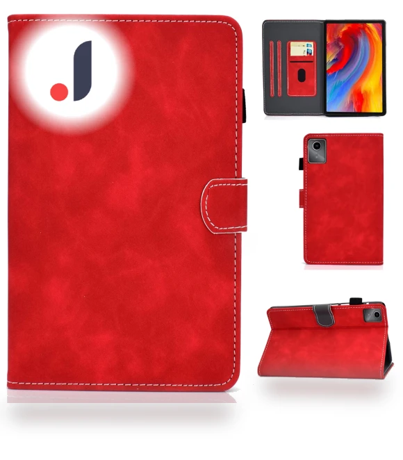 Shockproof Leather Tablet Cover with Card Holder and Stand — Protective Cases, Smartwatch 2025