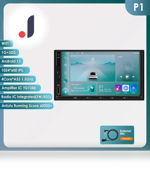 Universal 7-inch Car Multimedia Video Player — Navigation & GPS Accessories, Hizpo