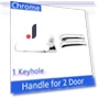 Chrome Smart Car Door Handle Cover — Chrome Trim & Accessories