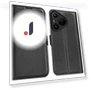 Litchi Texture Leather Stand Flip Cover — Phone Accessories, Smartwatch 2025