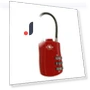 Portable Customs Code Lock — Luggage Locks, houinglin1