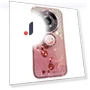 Rhinestone Flower Ring Kickstand Back Cover Glitter Gradient TPU Phone Case — Phone Accessories, Smartwatch 2025