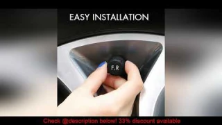 Review Solar Power USB TPMS Car Tire Pressure Monitoring System / Temperature External 4 Sensors Wa