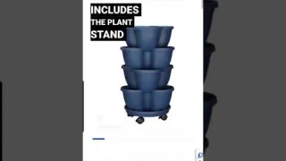 Check out these Vertical Stackable Planters at Lowe's