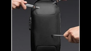 BANGE Rambo Sling Bag: Shoulder Bag, Crossbody Bag, Water-Resistant - Fits 11-inch iPad (BG22085)
