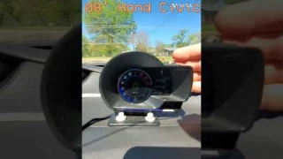 HUD Heads Up Display  OBD2 GPS TURBO BOOST GUAGE