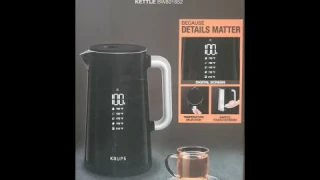 The Unboxing Of The KRUPS Digital Electric Tea Kettle