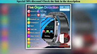 Best Seller 2025 New AI Intelligent Diagnosis ECG+PPG Smartwatch Health Protection Blood Lipids Uric