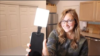 GreatLPT Selfie Light Review | Front & Back Clip Rechargeable Phone Light Clip Dimmable Adjustment