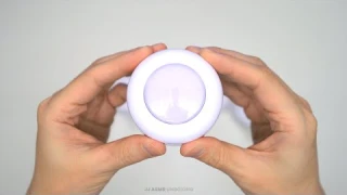 STAR-SPANGLED Mini Night Touch Light LED Puck Lights Unboxing