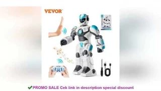 VEVOR RC Robot Toys Mechanical Combat Police Early Education Intelligent Robot Electric Singing Danc