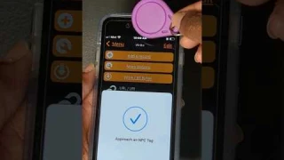 Using an NFC Keychain to store your child's home address