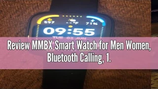 Review MMBX Smart Watch for Men Women, Bluetooth Calling, 1.83" HD Touch Screen Fitness Tracker, 100