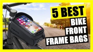 TOP 5: Best Bike Front Frame Bag with Phone Holder 2022 | with Sensitive Touch-Screen and Rain Cover
