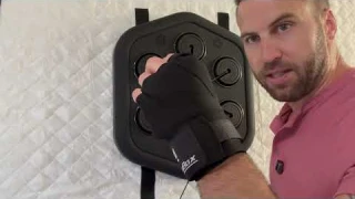 Music Boxing Machine M4, Smart Music Punching Machine with Custom Running Lights, Stereo Sound