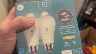 GE Lighting LED+ Motion Sensor LED Light Bulbs Review