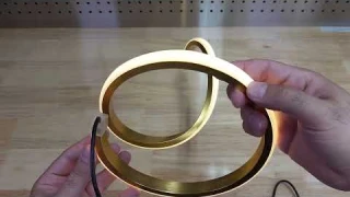 NUÜR Spiral LED Table Desk Lamp with Touch Control