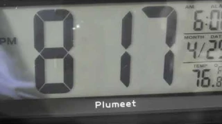 Plumeet Digital Alarm Clock Calendar Temperature LARGE DISPLAY review