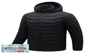 4/7/11 Heating Zone Winter Smart Heated Cotton Jacket USB Heating Jackets Electric Review