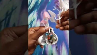 Mushroom LED Light Inside #inside #mushroom #led #ldr #day #night #sensor #light #science #shorts
