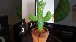 Dancing Cactus - Talking Plush Toy - Kids Favorited Toy - it can dance and sing and talk