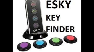 Esky Key Finder Review Find Lost Items Phone Wallet Purse TV Remote RF Locator Location Device