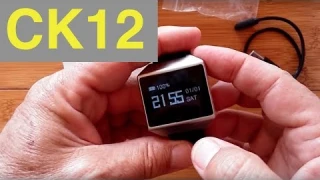 KALOAD CK12 ECG+PPG Blood Pressure Fitness/Health Smartwatch: Unboxing & Review