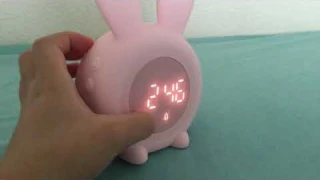 How to set the bunny alarm clock